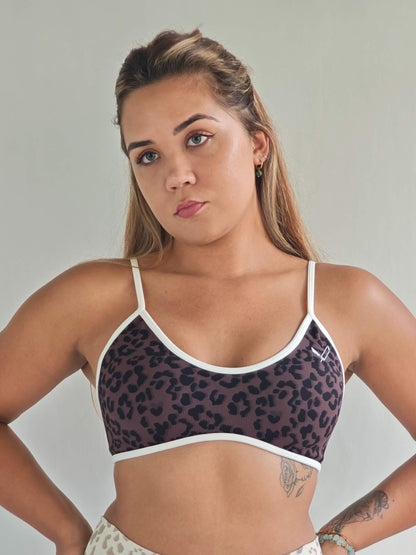 Brassière fitness léopard Valkyr Savage V2
