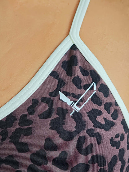 Brassière fitness léopard Valkyr Savage V2